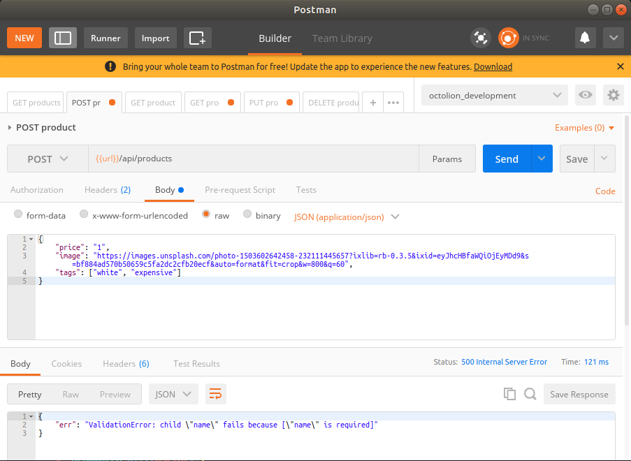 Validation-POST-Postman