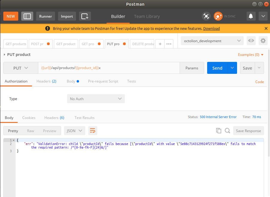 Validation-PUT-ID-Postman