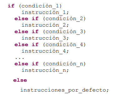 If-else-if